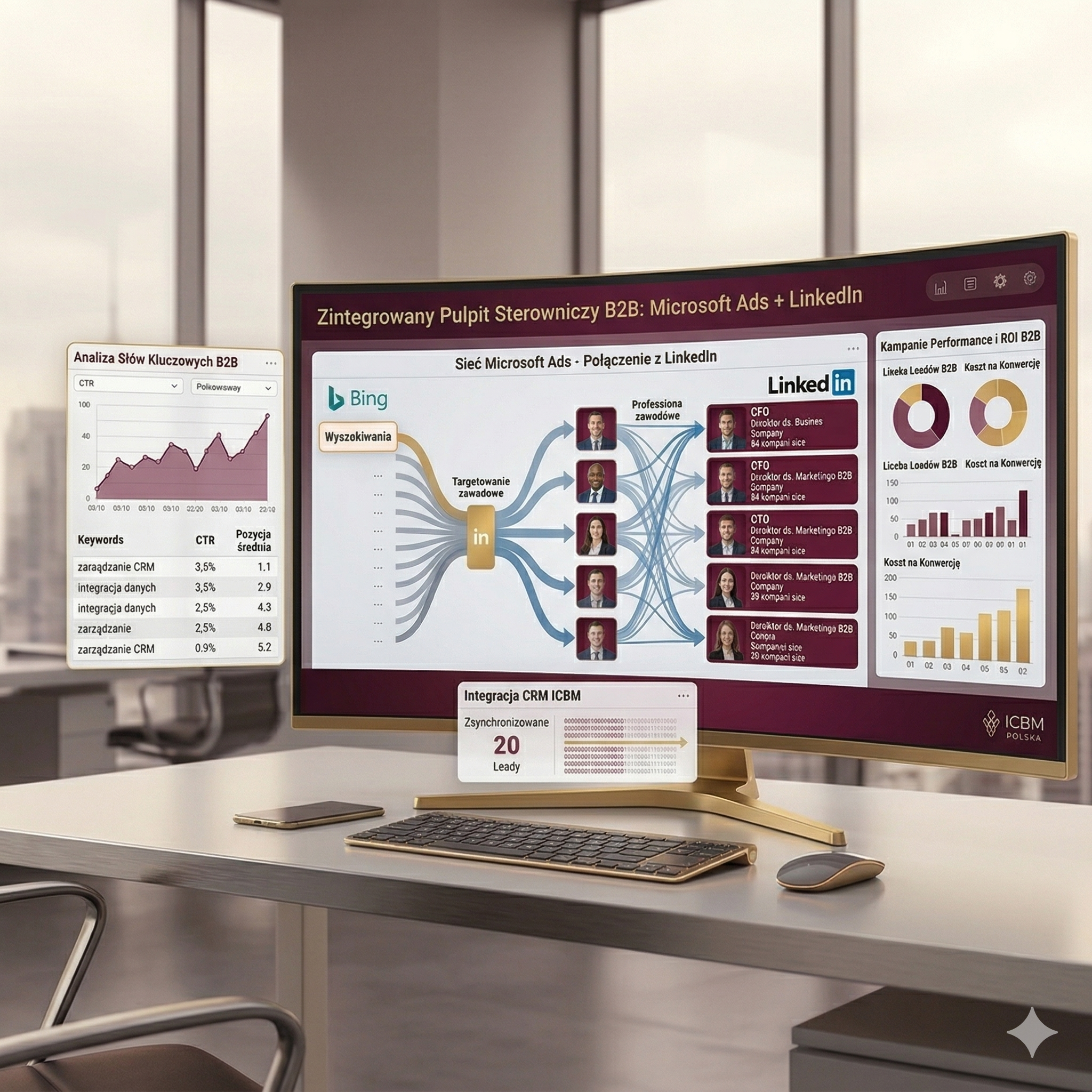 Microsoft Ads-Kampagnen – Dashboard